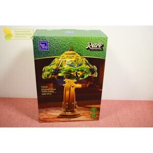 Pantasy Stained Glass Table Lamp Buildable 1067 Pc Brick Block Set 85042